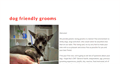 Desktop Screenshot of dogfriendlygrooms.com