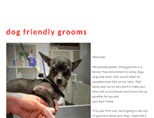 Tablet Screenshot of dogfriendlygrooms.com
